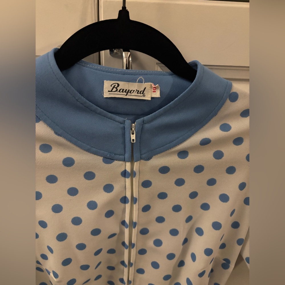 Vintage Bayard Blue Polka Dot Dress - Picture 3 of 6
